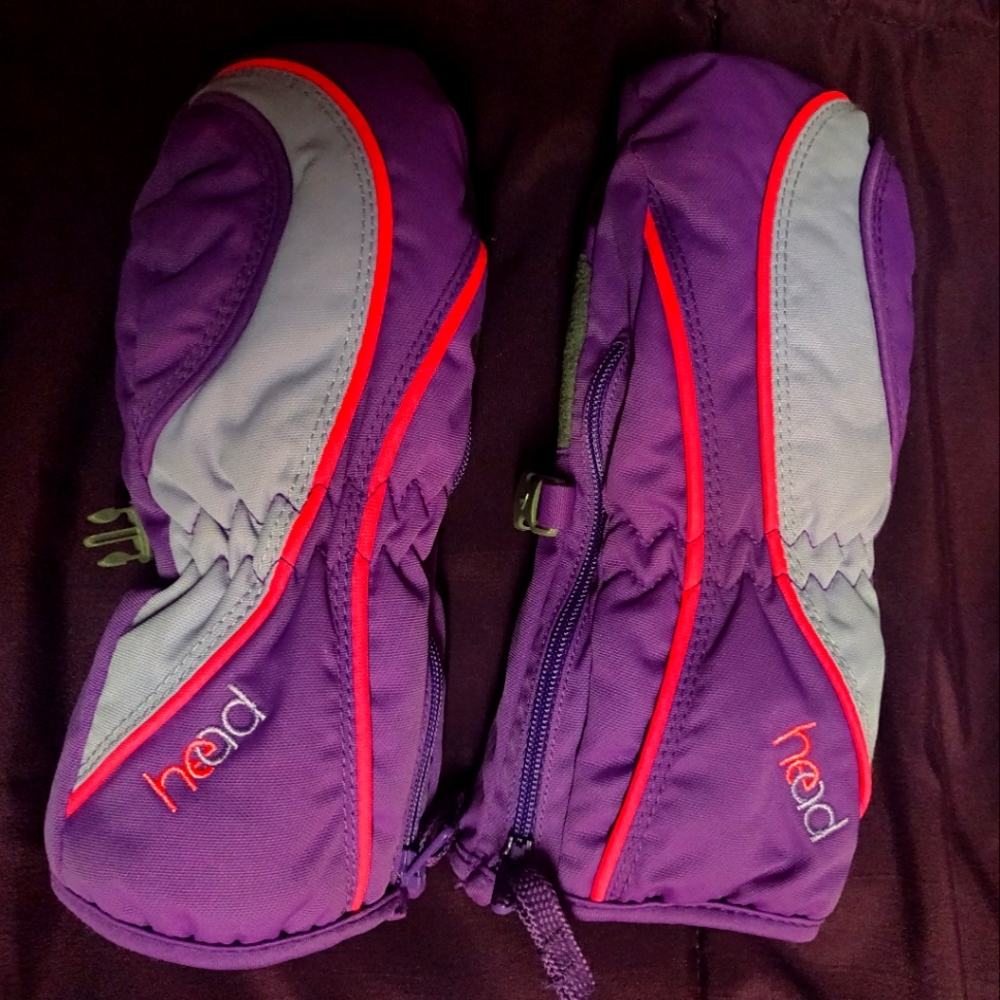 Head kid ski gloves small